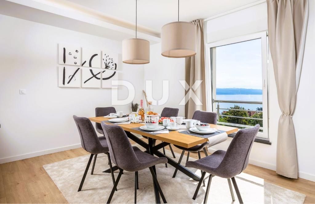 OPATIJA, IČIĆI - luksuzno 2-sobno + dnevno stanovanje s fantastičnim pogledom na morje