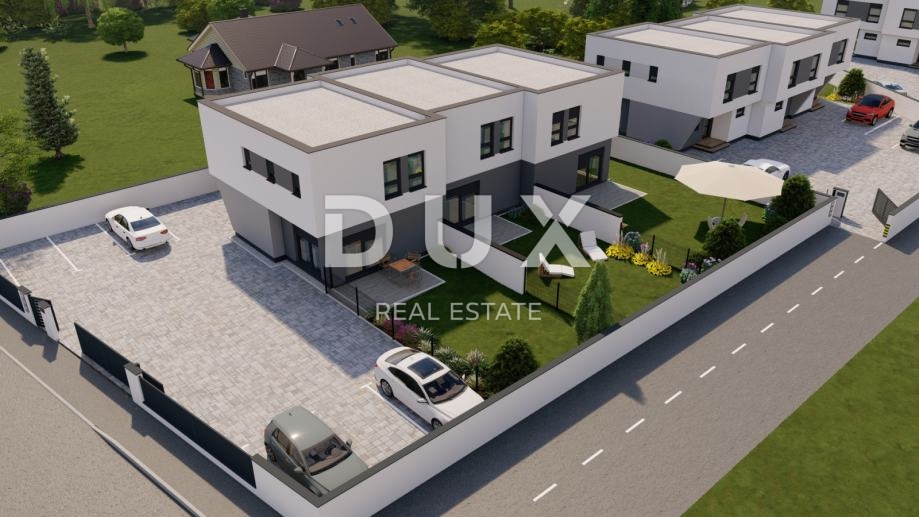 DUGO SELO - Sodobna nizkoenergijska dvojna hiša, 122,56 m² NKP