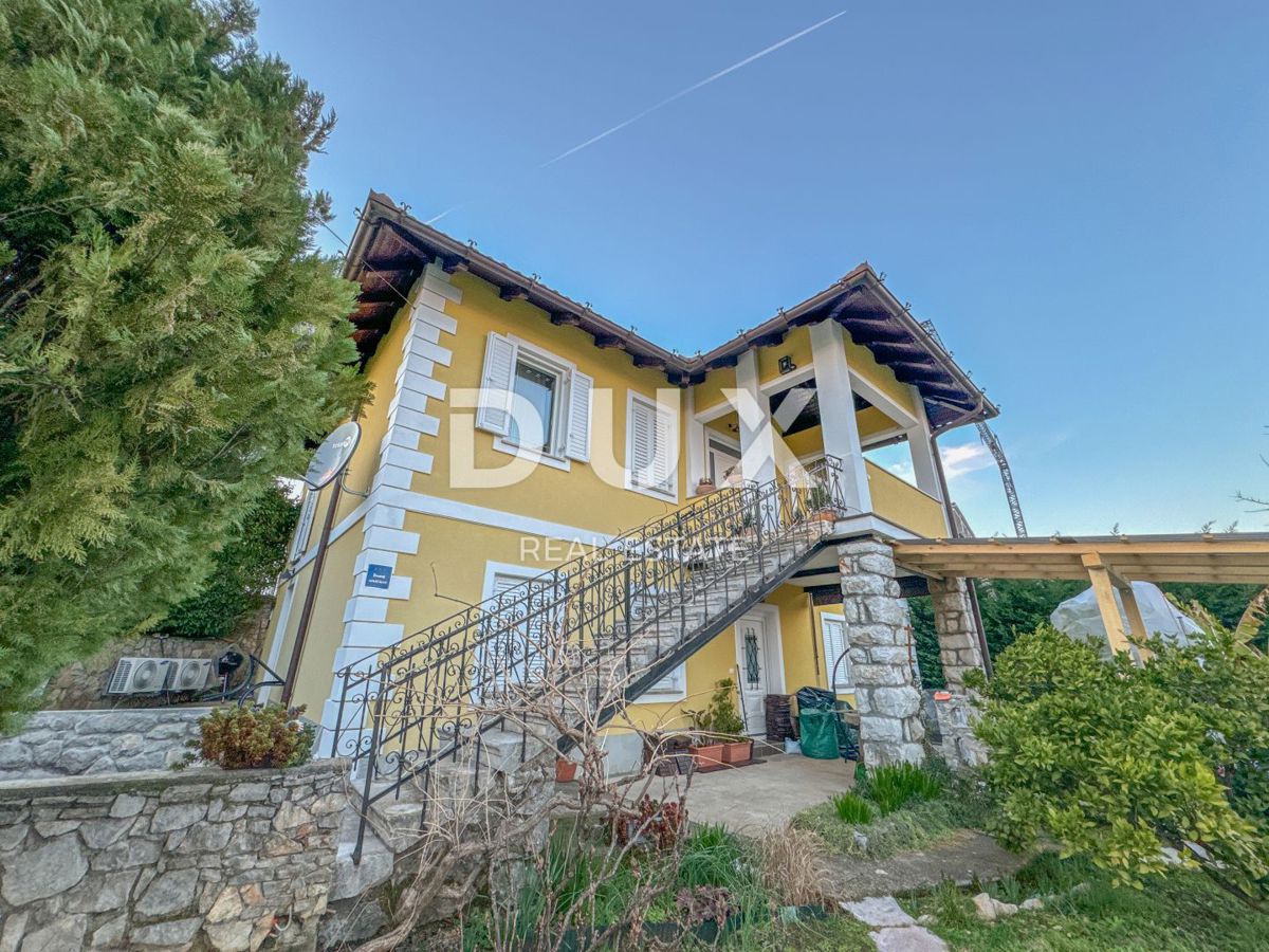 OPATIJA, IČIĆI – čudovita vila z bogatim vrtom in pogledom na morje, garažo in bližino morja