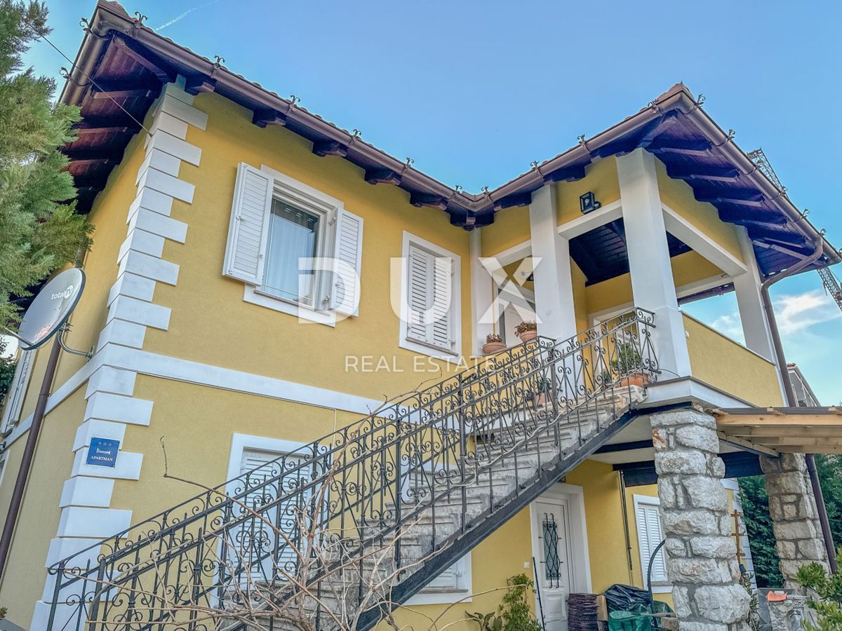 OPATIJA, IČIĆI – čudovita vila z bogatim vrtom in pogledom na morje, garažo in bližino morja
