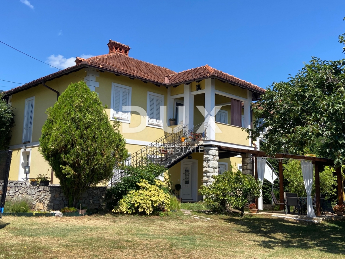 OPATIJA, IČIĆI – čudovita vila z bogatim vrtom in pogledom na morje, garažo in bližino morja