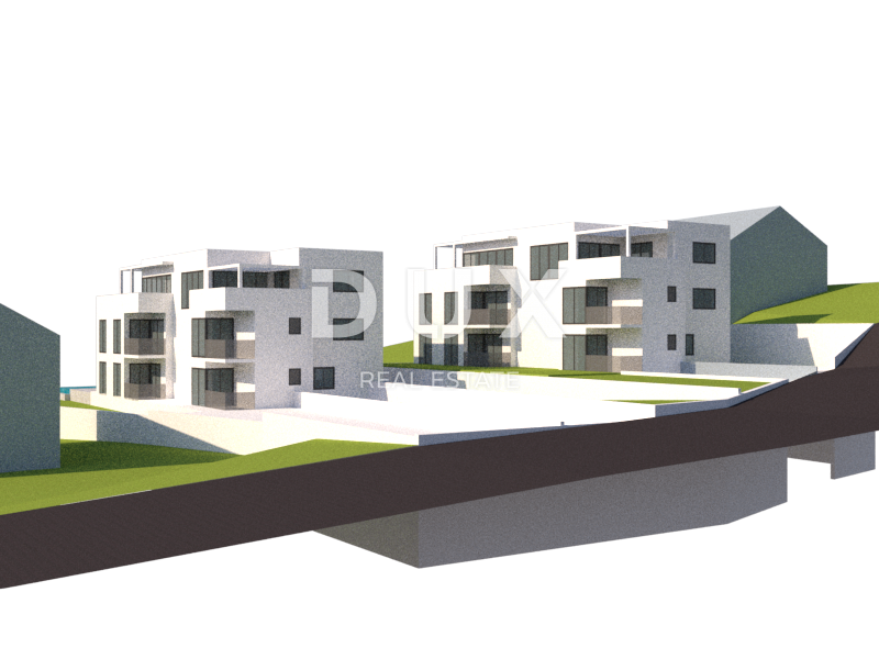 OPATIJA, IČIĆI - gradbeno zemljišče 2800m2 Z LOKACIJSKIM DOVOLJENJEM!! In s pogledom na morje za stanovanjski objekt - stanovanja/apartmaje