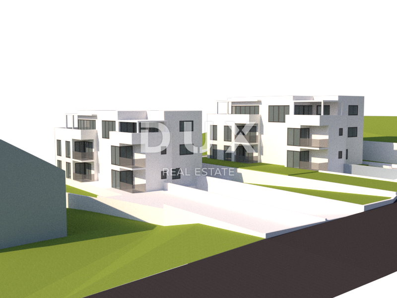 OPATIJA, IČIĆI - gradbeno zemljišče 2800m2 Z LOKACIJSKIM DOVOLJENJEM!! In s pogledom na morje za stanovanjski objekt - stanovanja/apartmaje