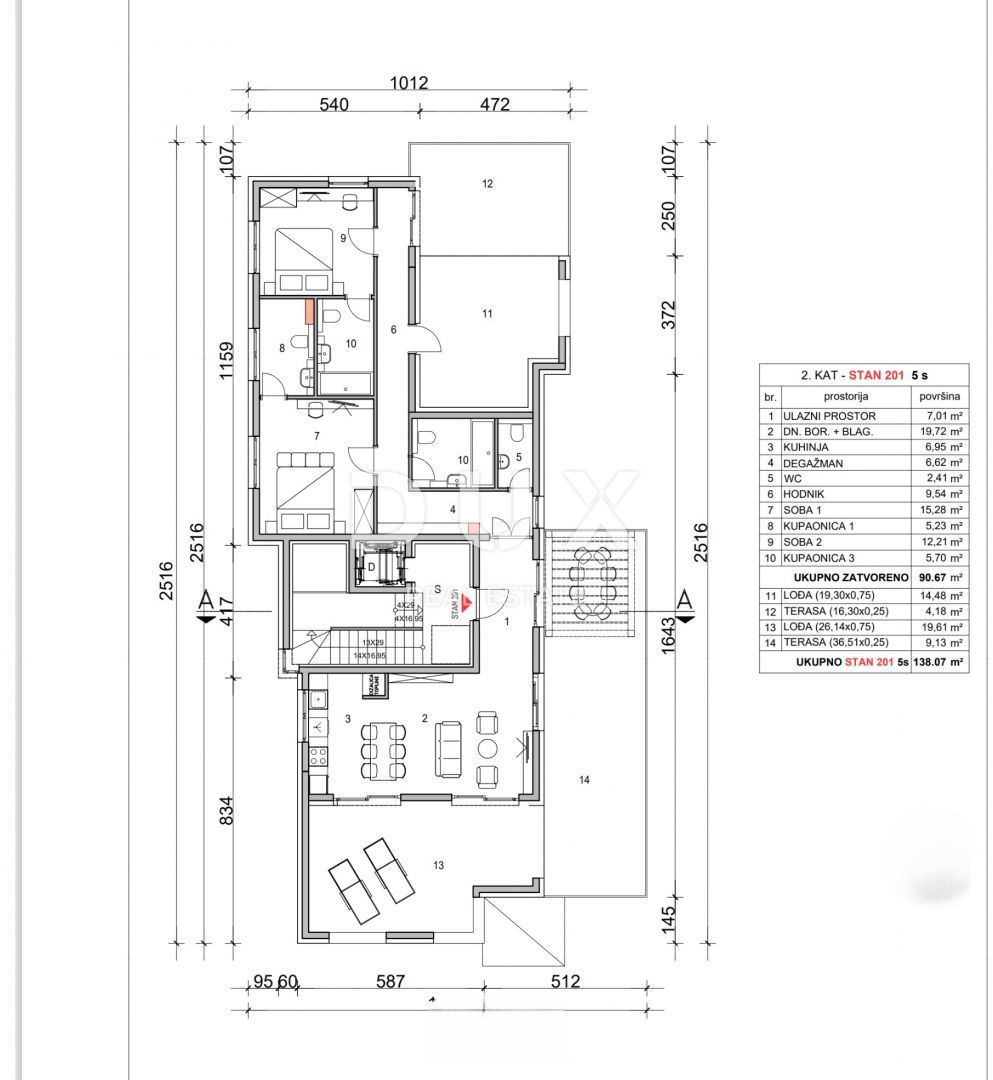 OPATIJA, IČIĆI - gradbeno zemljišče 2800m2 Z LOKACIJSKIM DOVOLJENJEM!! In s pogledom na morje za stanovanjski objekt - stanovanja/apartmaje