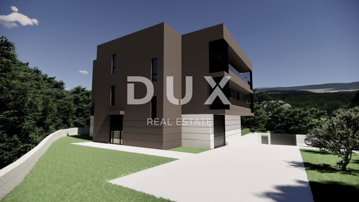 CRIKVENICA, JADRANOVO - penthouse v novogradnji z zasebnim dvigalom - luksuzno stanovanje s pogledom na morje