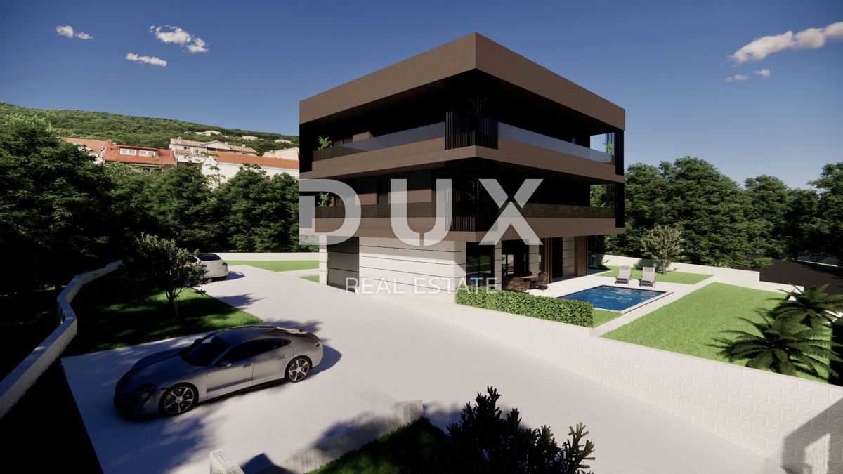 CRIKVENICA, JADRANOVO - penthouse v novogradnji z zasebnim dvigalom - luksuzno stanovanje s pogledom na morje