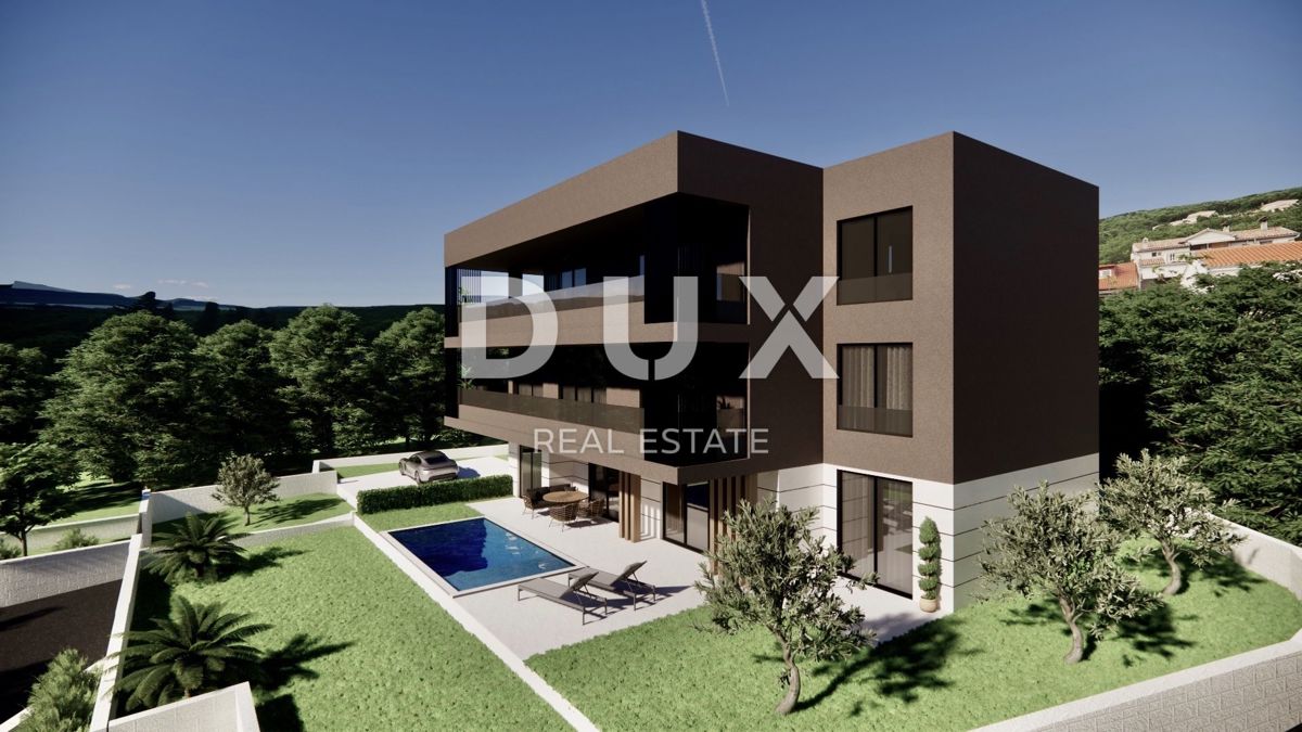 CRIKVENICA, JADRANOVO - penthouse v novogradnji z zasebnim dvigalom - luksuzno stanovanje s pogledom na morje