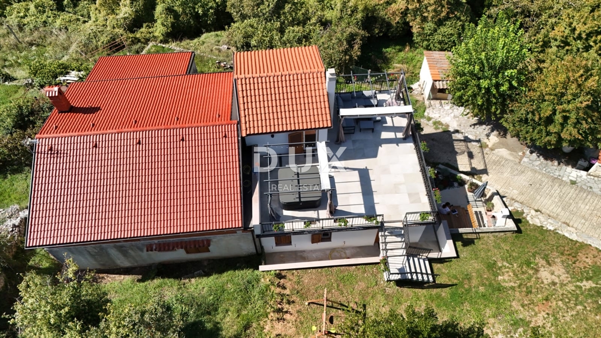 OPATIJA, BRSEČ - Zasebna oaza z wellnessom v bližini Brseča in Mošćeničke Drage