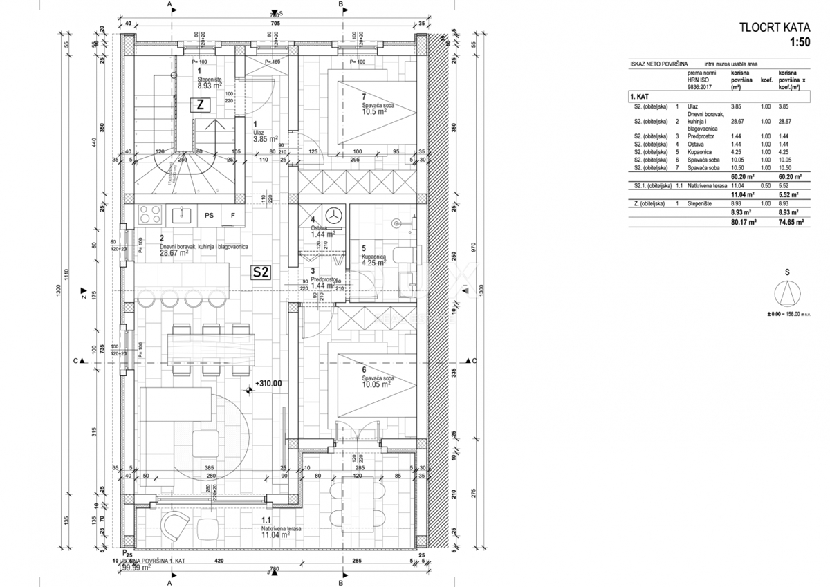 ISTRA, ROVINJ - Dvosobno stanovanje v novogradnji