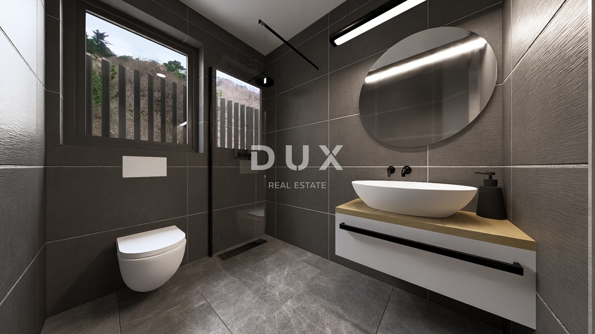 OTOK KRK, VRBNIK - Apartma v 1. nadstropju s teraso in pogledom na morje