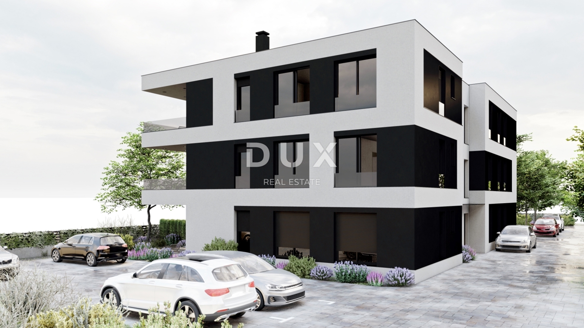 ŠIBENIK, SRIMA - Luksuzno stanovanje v novogradnji le 300 m od morja in plaže