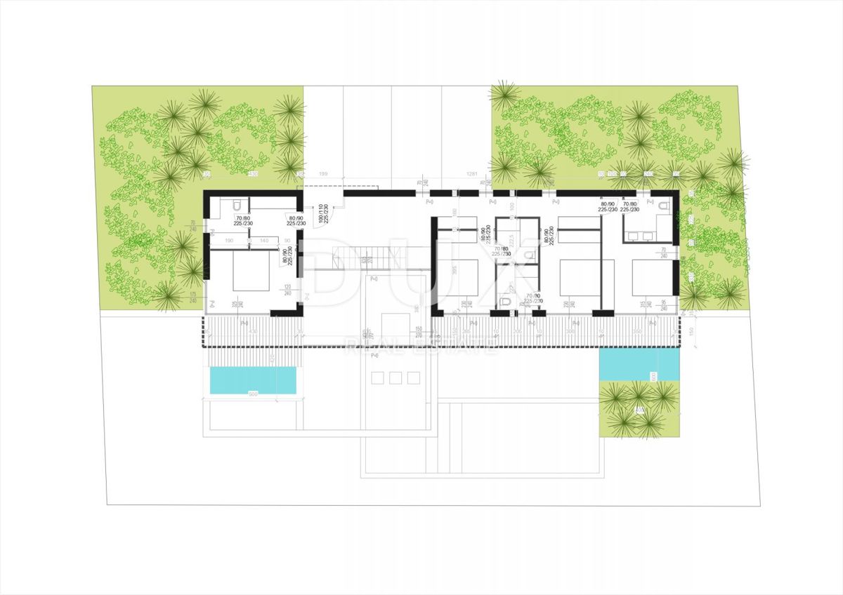 ZADAR, MASLENICA - Gradbeno zemljišče s pogledom na morje in idejnim projektom