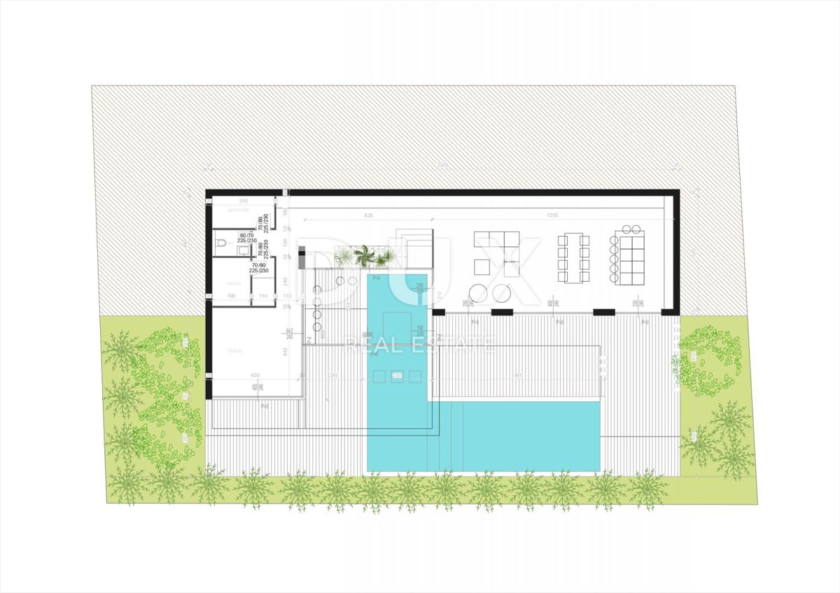 ZADAR, MASLENICA - Gradbeno zemljišče s pogledom na morje in idejnim projektom