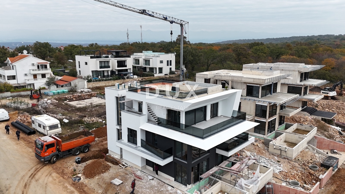 OTOK KRK, NJIVICE - Ekskluzivna novogradnja, penthouse s strešnim bazenom!