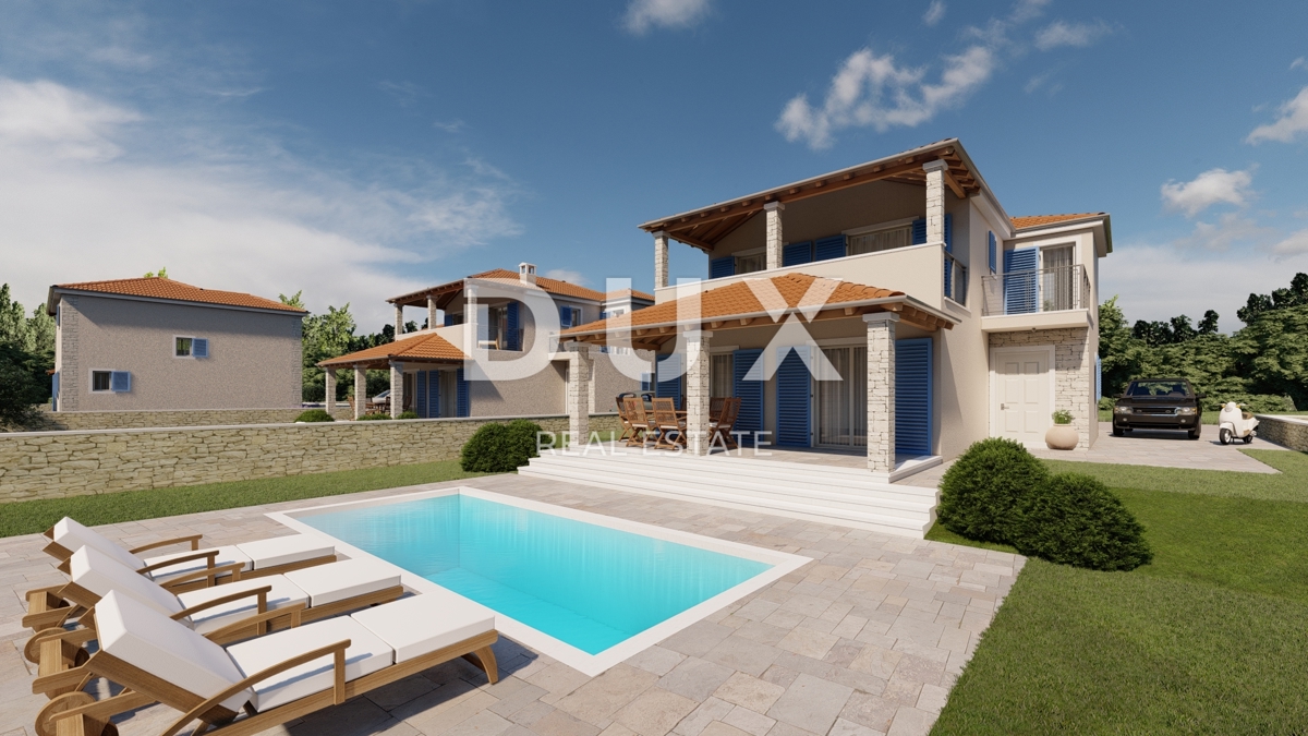 ISTRA, LIŽNJAN - Čudovita vila v gradnji! PRILOŽNOST!