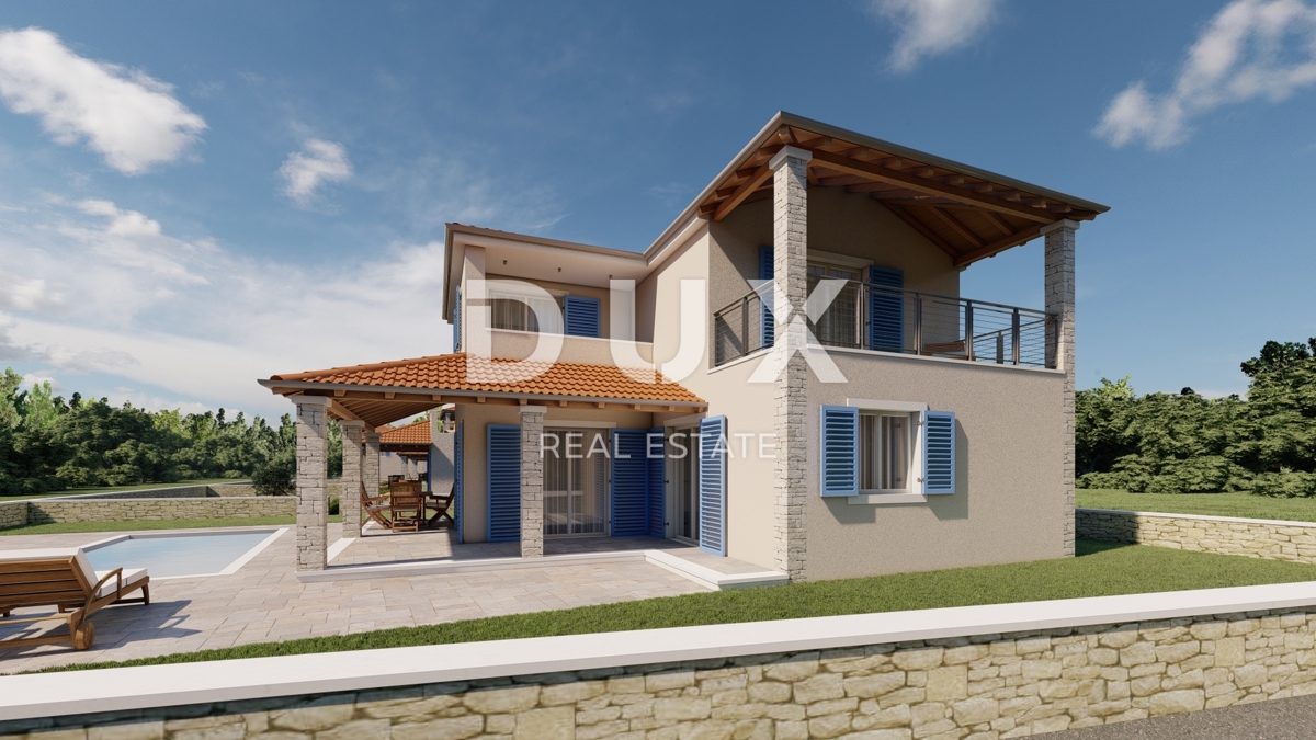 ISTRA, LIŽNJAN - Čudovita vila v gradnji! PRILOŽNOST!