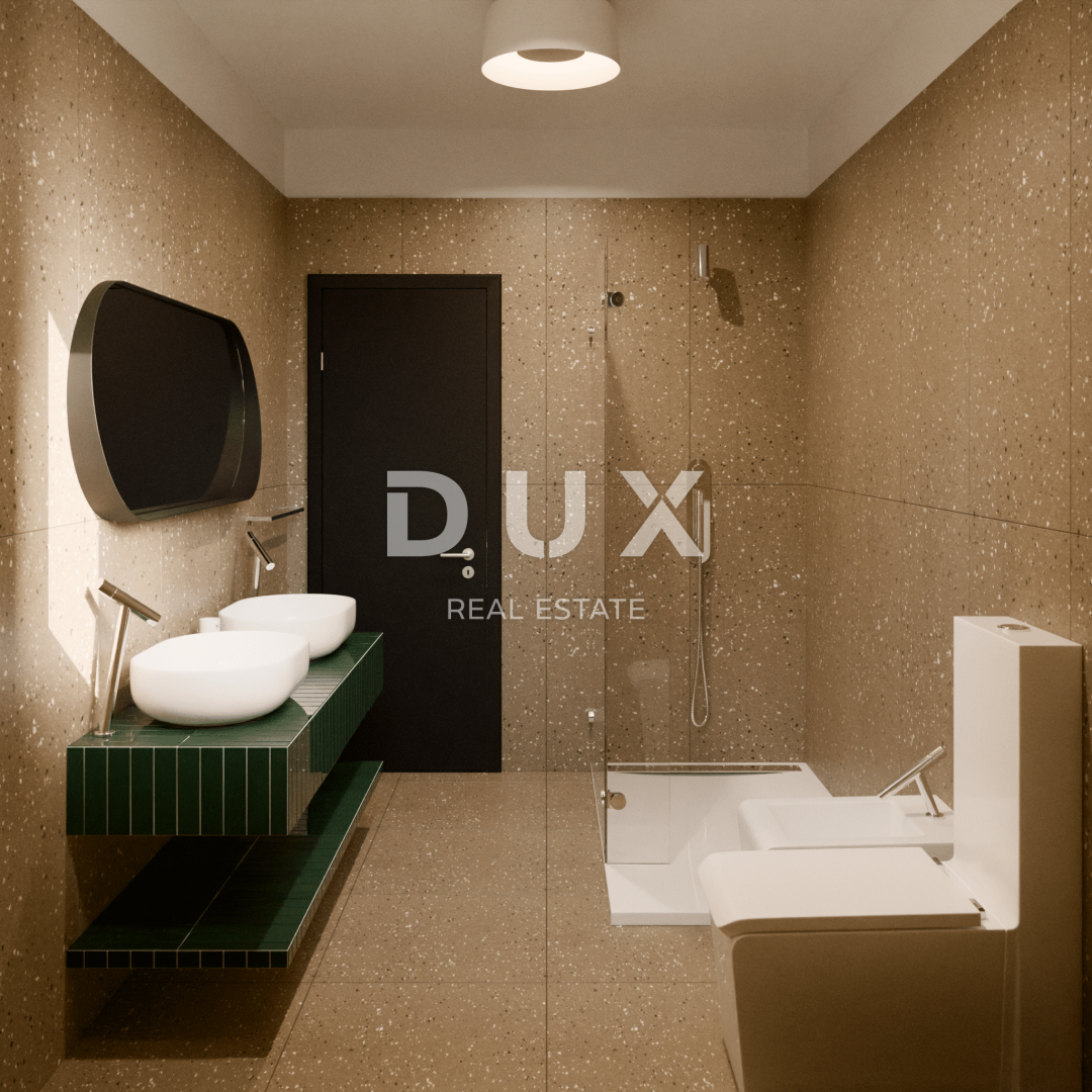 OTOK KRK, BRZAC - Moderno zasnovana hiša dvojček z bazenom 40m2