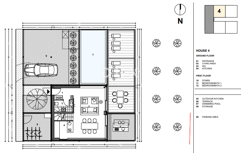 Hiša Lovrečica, Umag, 202m2