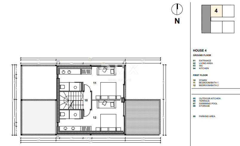 Hiša Lovrečica, Umag, 202m2