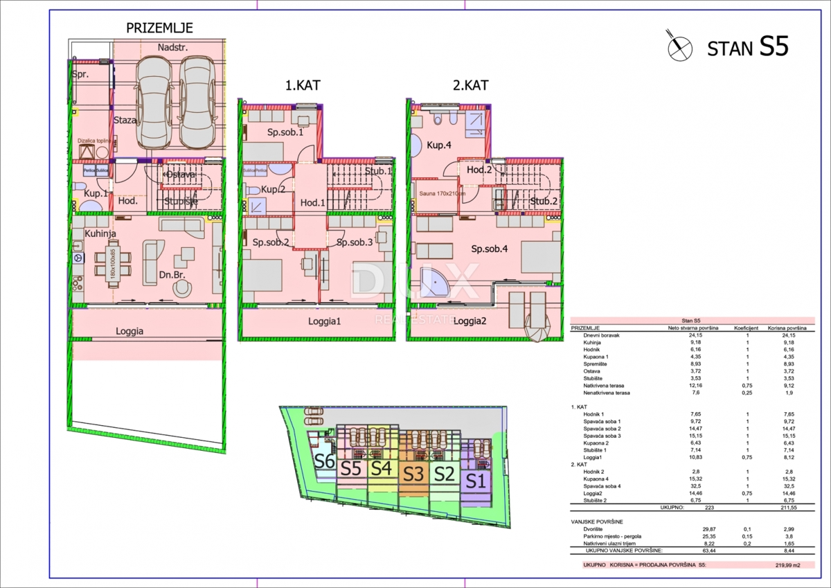ISTRA, UMAG - Prostorno stanovanje z vrtom v bližini morja
