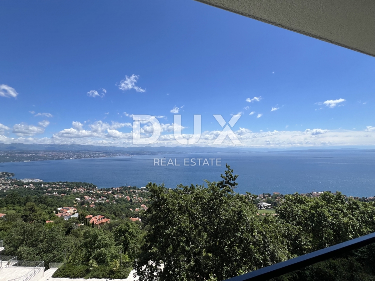 OPATIJA, LOVRAN – ekskluzivno stanovanje s panoramskim razgledom in bazenom