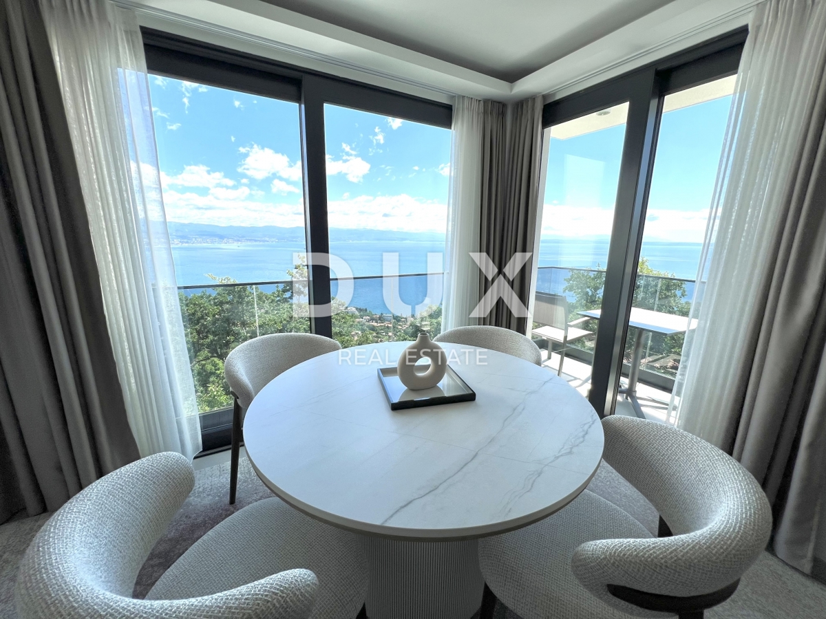OPATIJA, LOVRAN – ekskluzivno stanovanje s panoramskim razgledom in bazenom