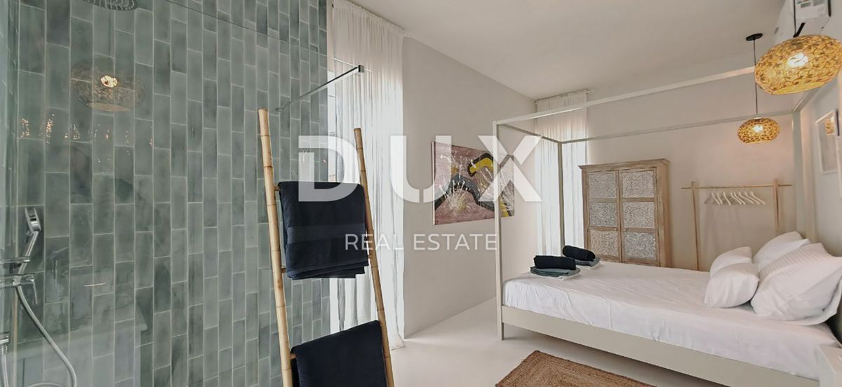 OTOK KRK, LINARDIĆI - Luksuzna moderna enonadstropna hiša z bazenom in pogledom na morje