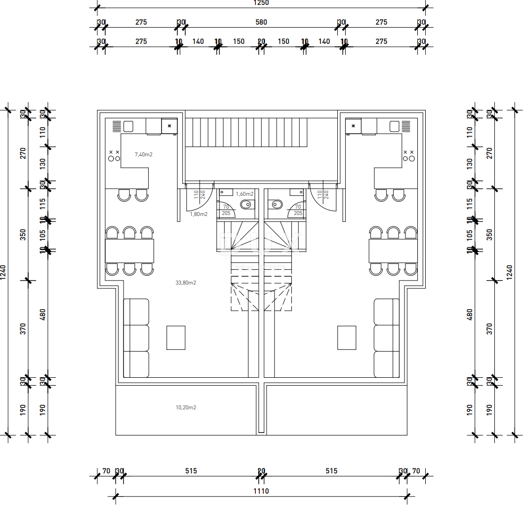 ZADAR, SINJORETOVO - Gradbeno zemljišče z idejnim projektom