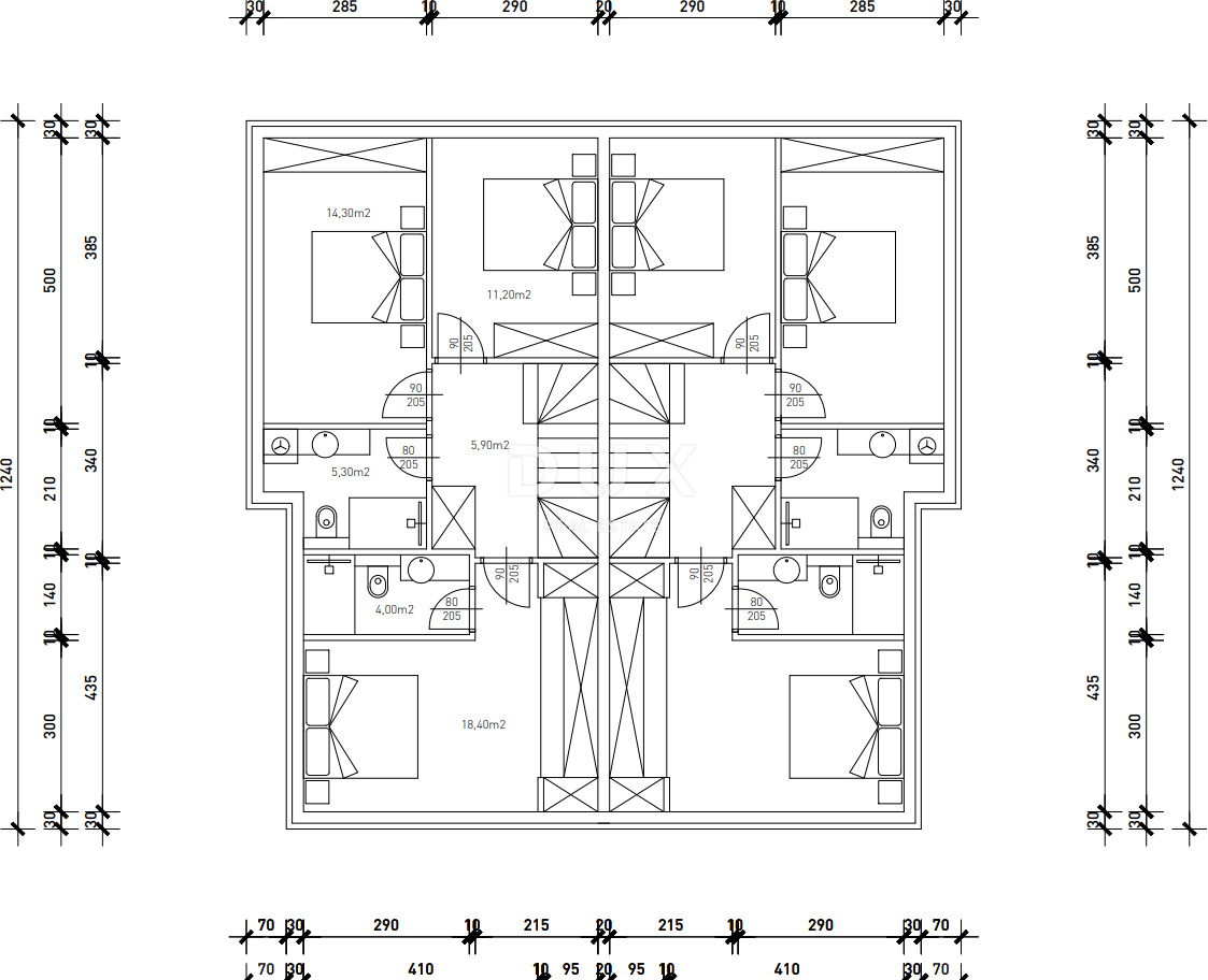ZADAR, SINJORETOVO - Gradbeno zemljišče z idejnim projektom