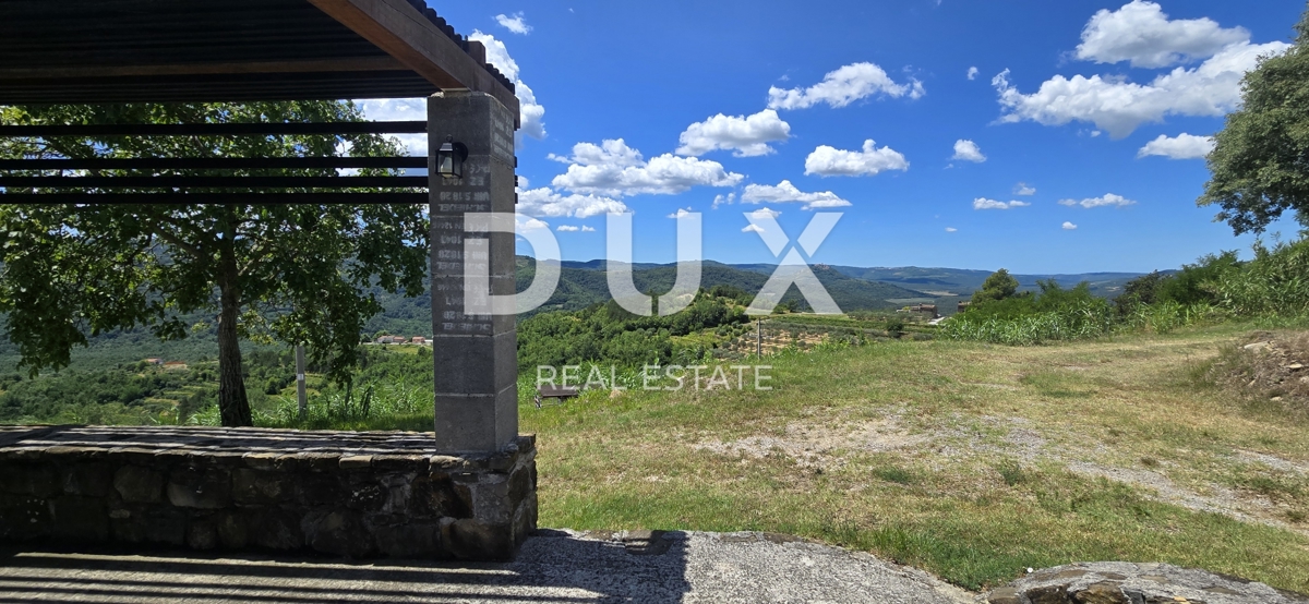 ISTRA, MOTOVUN - Veliko posestvo 170.000 m2, najlepši razgled v Istri - jezero Butoniga, Učka, Ćićarija, Motovun in Motovunski gozd tartufov!