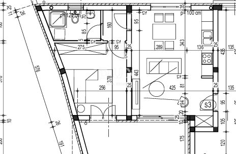 ISTRA, LIŽNJAN - Apartma z 1 spalnico in dnevno sobo v bližini morja s teraso!