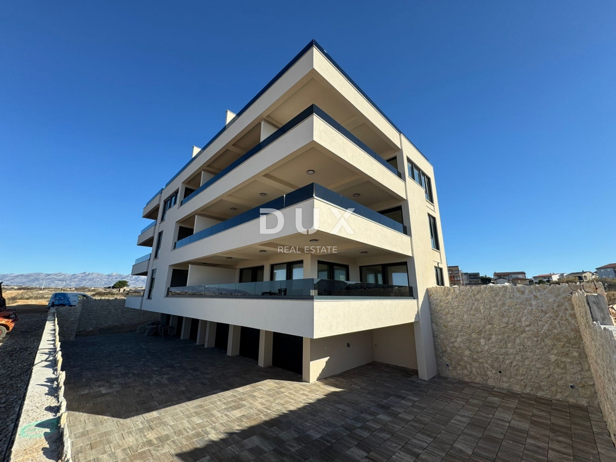 OTOK PAG, POVLJANA - PRILOŽNOST! Novozgrajeno stanovanje ob morju!