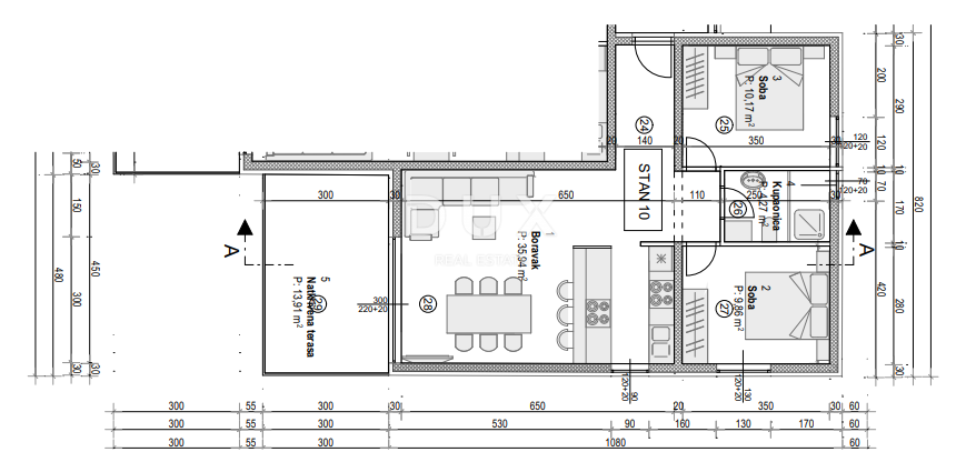 OTOK PAG, POVLJANA - PRILOŽNOST! Novozgrajeno stanovanje ob morju!