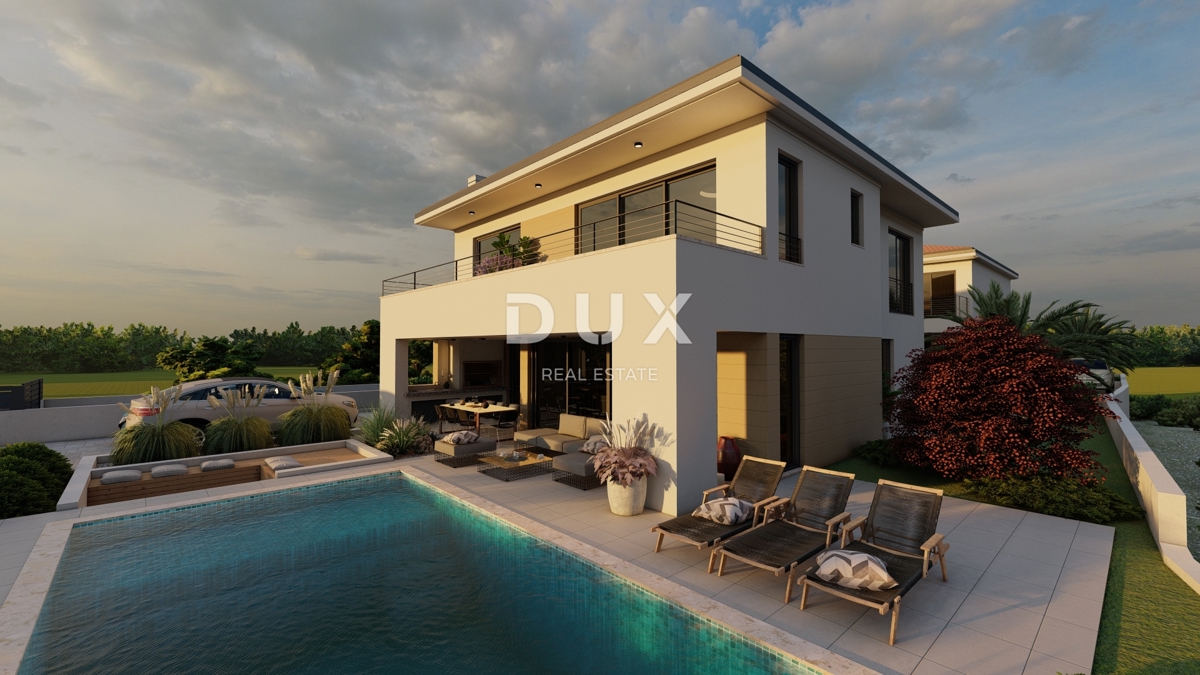 OTOK KRK, MALINSKA (okolica) - Stavbno zemljišče 540 m2, s projektom in plačanimi prispevki