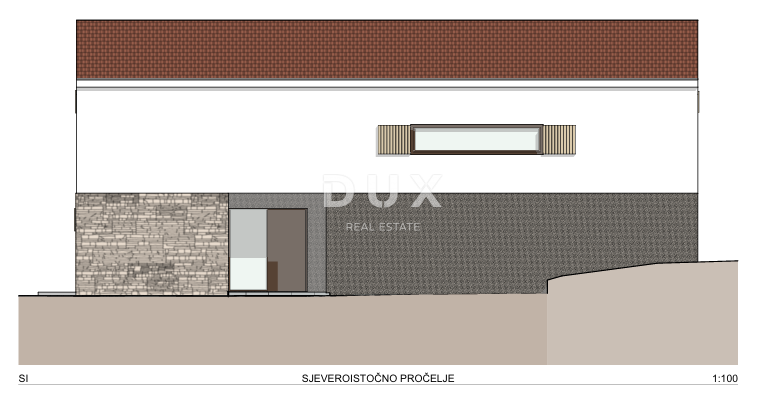 OTOK PAG, LUN - PRILOŽNOST! Zemljišče z gradbenim dovoljenjem za vilo