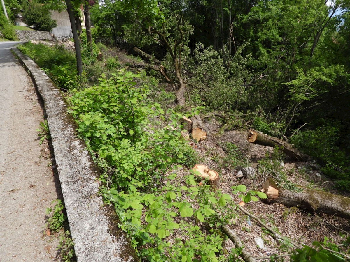 OPATIJA, BREGI - gradbeno zemljišče 1230 m2 s pogledom na morje za družinsko hišo/vilo/apartmaje/hišo za najem - počitnice z bazenom