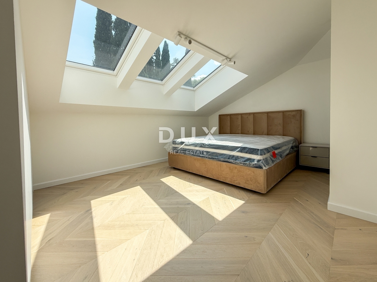 OPATIJA, CENTER - penthouse v centru Opatije z več terasami, panoramski pogled, garaža, 200 metrov od Lungomare