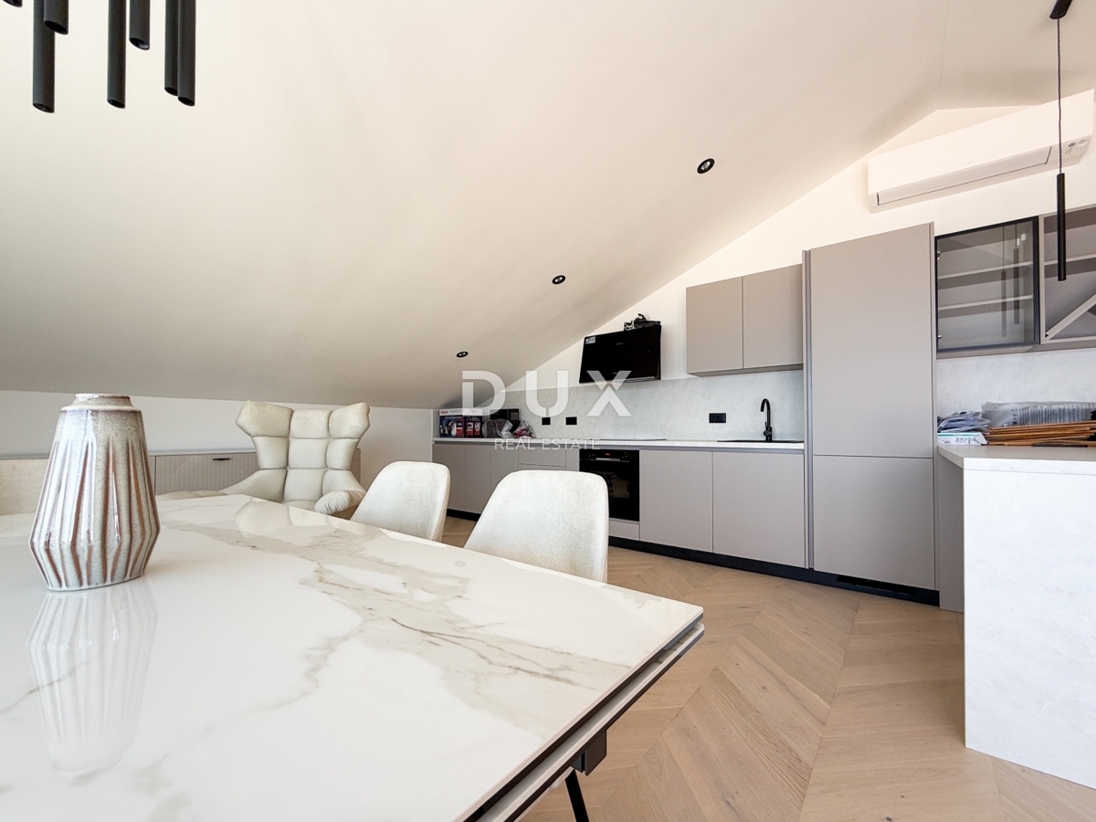 OPATIJA, CENTER - penthouse v centru Opatije z več terasami, panoramski pogled, garaža, 200 metrov od Lungomare