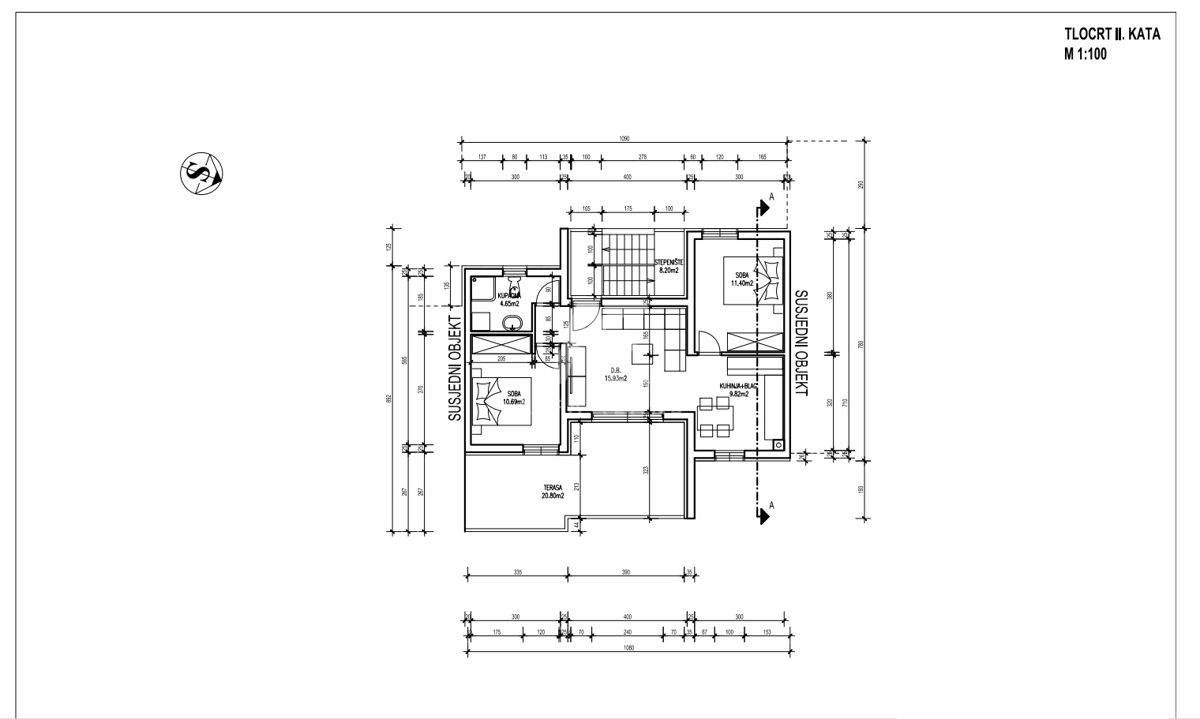 Čižići, apartma v drugem nadstropju s pogledom na morje! ID 553