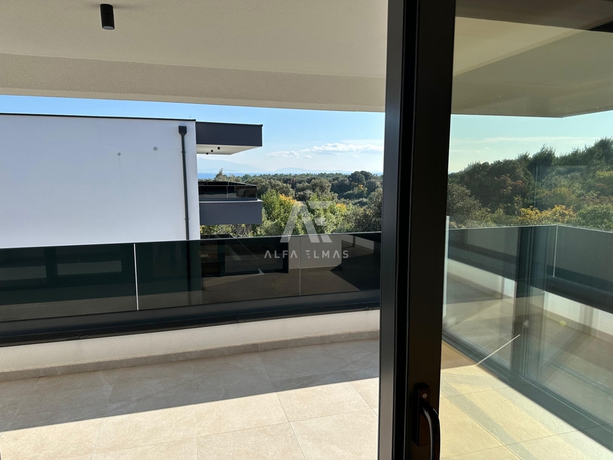 Krk, Mesto, dvoetažni luksuzni apartma s pogledom na morje!! ID 283 