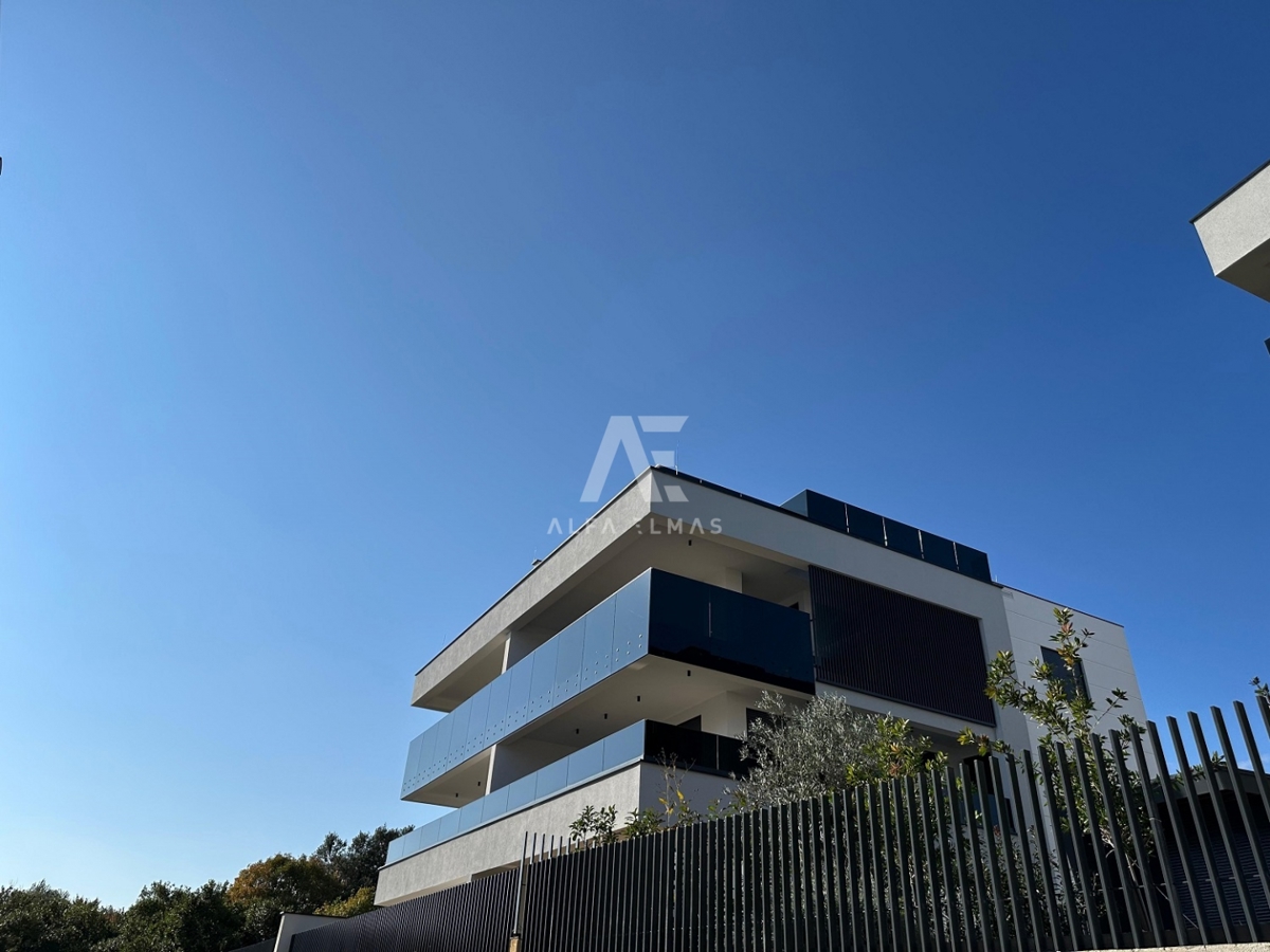 Krk, Mesto, dvoetažni luksuzni apartma s pogledom na morje!! ID 283 