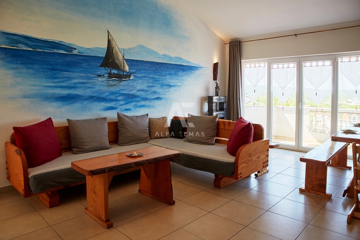 Malinska, apartma z impresivnim pogledom na morje! ID 632