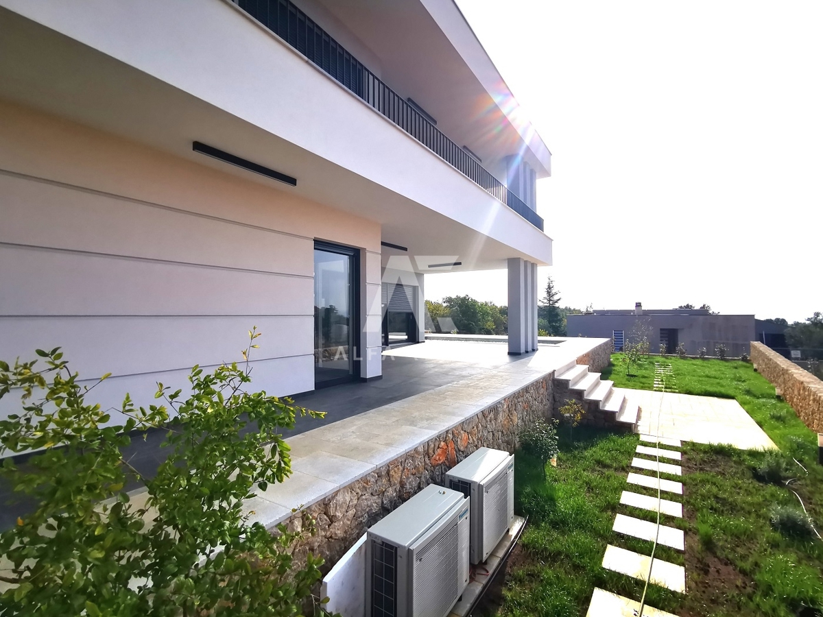 Linardići, impozantna vila moderne arhitekture z bazenom na mirni lokaciji!! ID 479