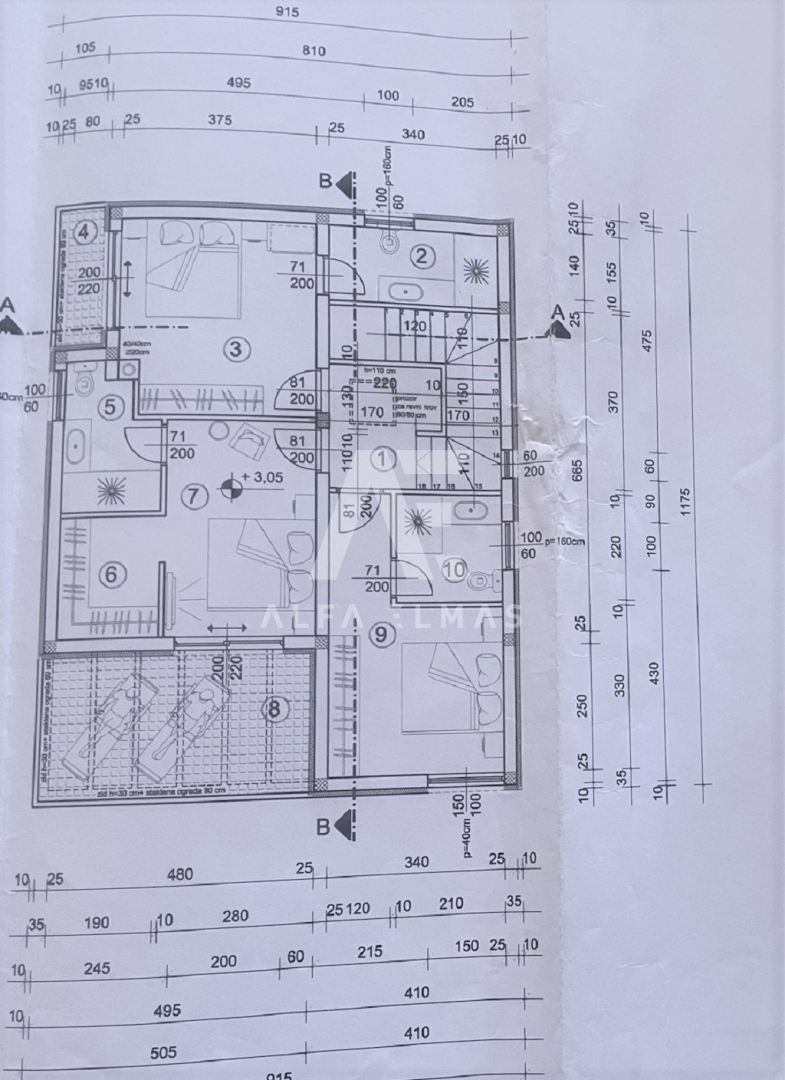 Krk, okolica, novozgrajena luksuzna vila z bazenom!! ID 233