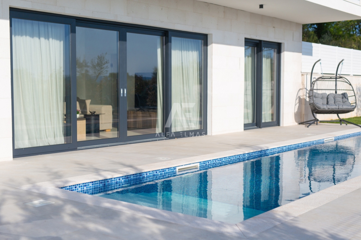 Krk, okolica, luksuzna vila z bazenom na mirni lokaciji!! ID 384