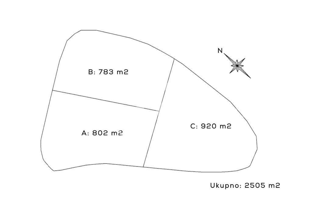 Malinska, okolica, atraktivno zemljišče na mirni lokaciji!! ID 463