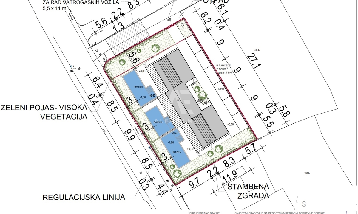 Ekskluzivna novozgrajena hiša, prva vrsta do morja v Stari Novalji! ID 562