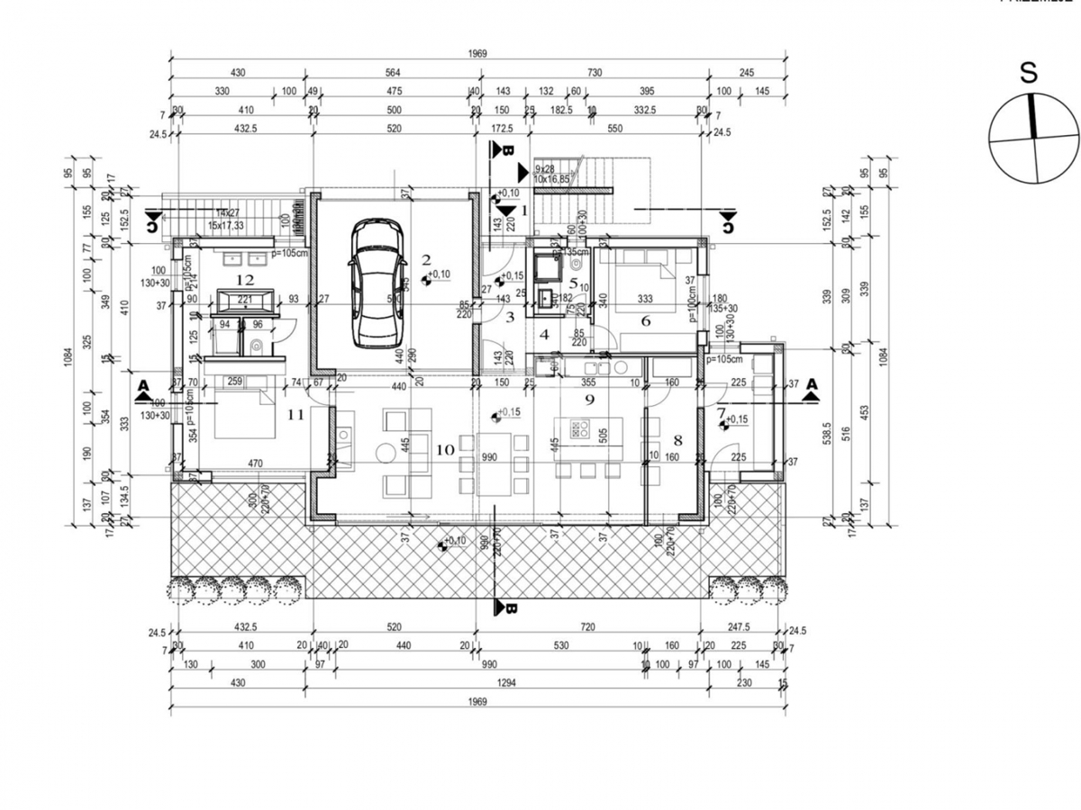 Orebić, samostatne stojaci dom s tromi bytmi! Výhľad na more! ID 655