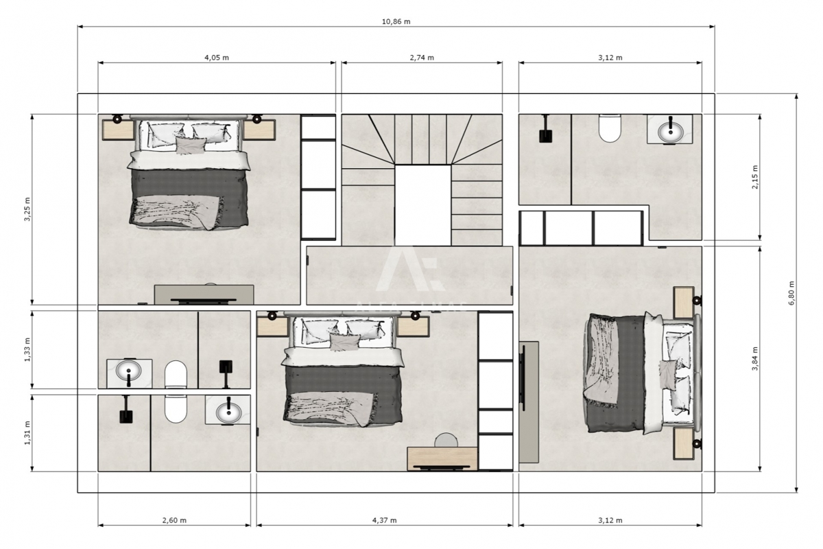 Hiša Malinska, Malinska-Dubašnica, 130m2