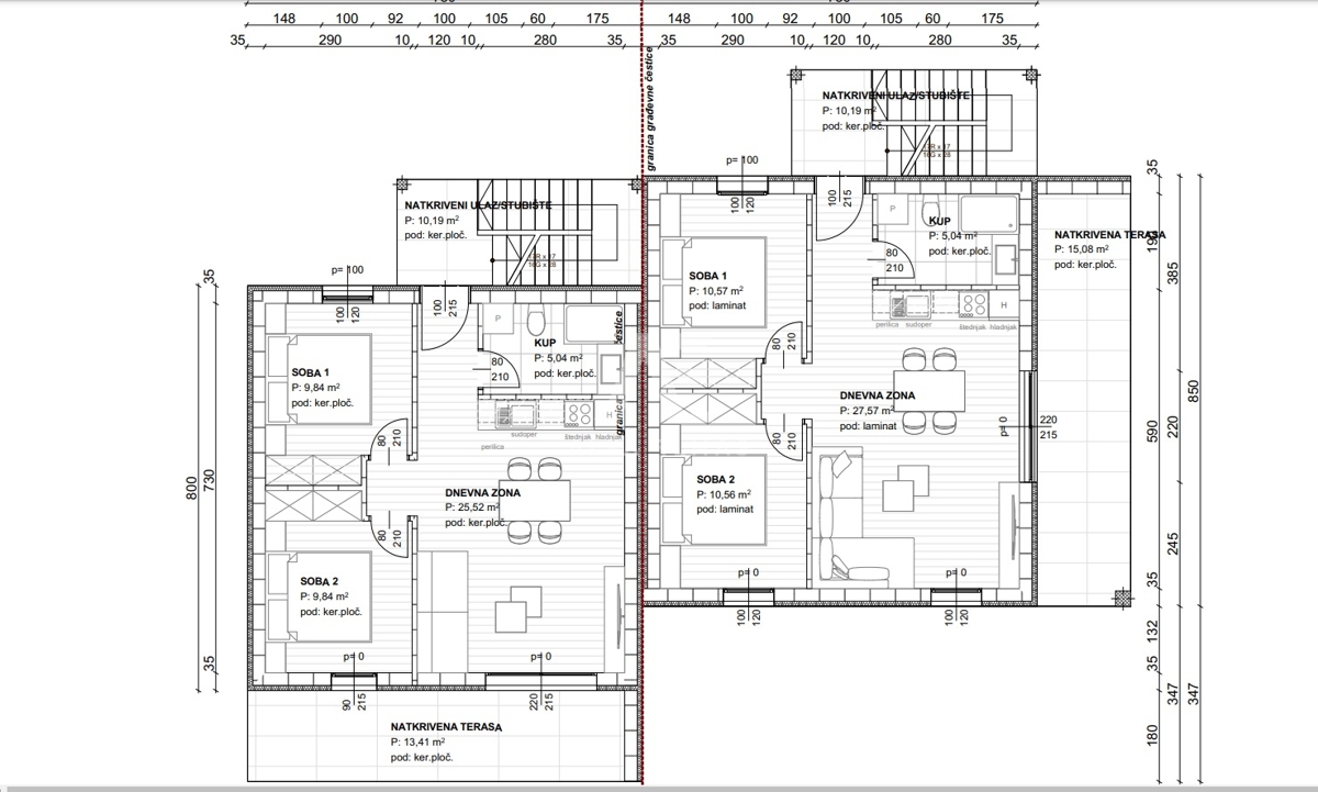Zaliv Soline, apartma s pogledom na morje! Novogradnja! ID 595